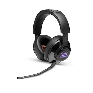 JBL Quantum 400 Over-Ear Gaming Headset – Wired 3.5 mm jack and USB – With flip-up boom mic and QuantumSurround Sound – Black on sale